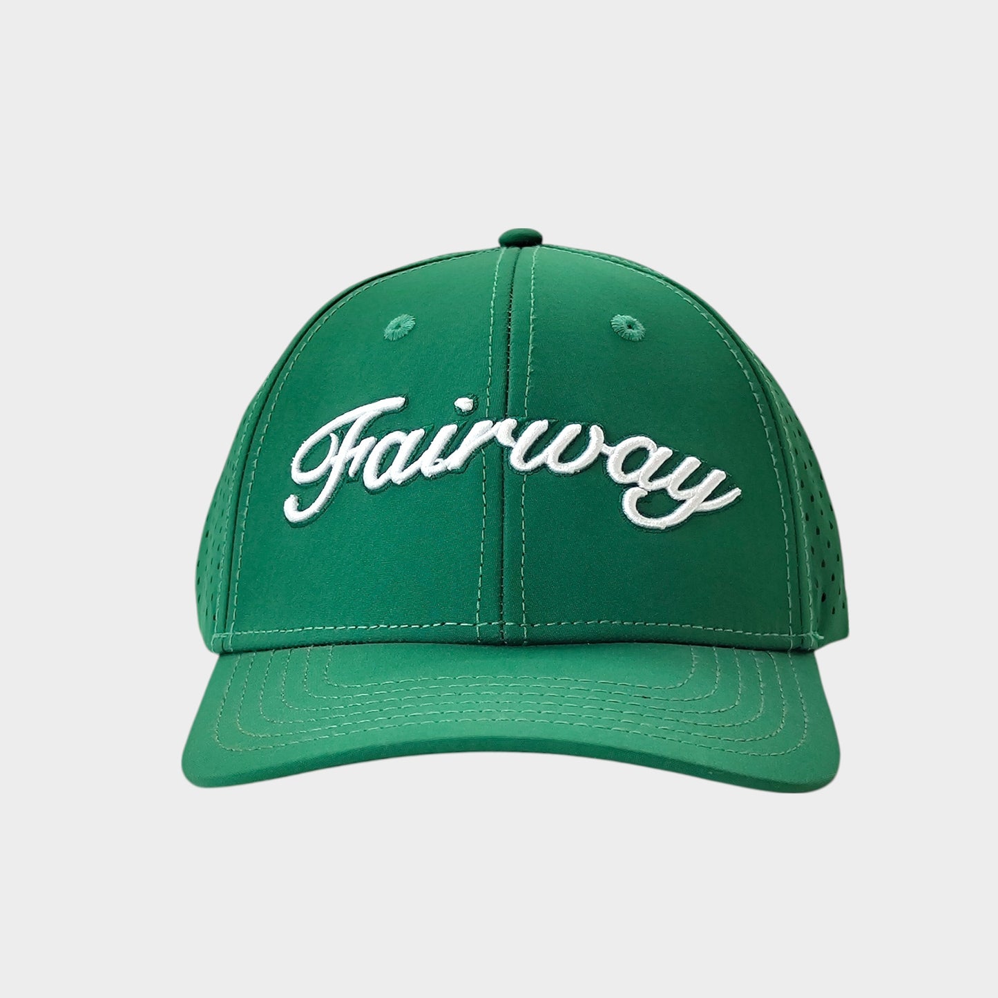 Green - Signature Script - Half Vent Snapback