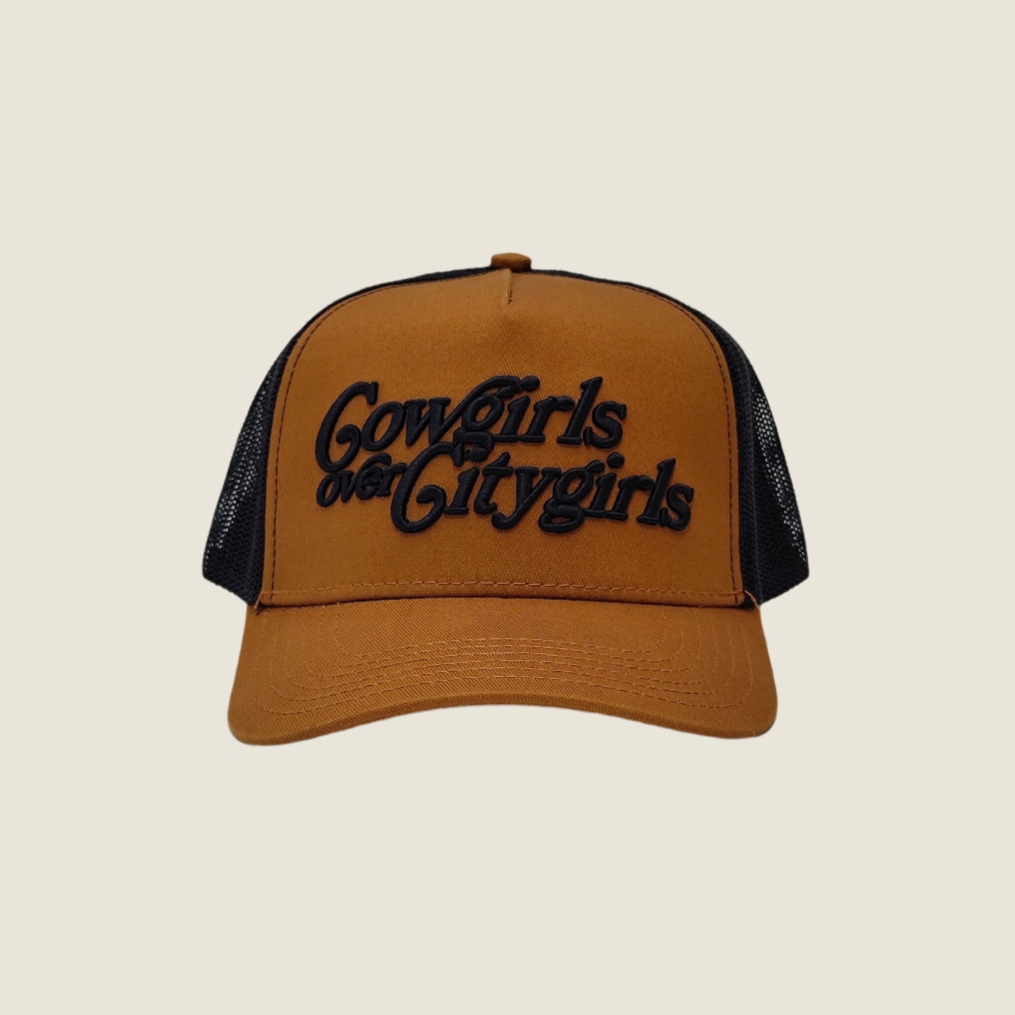 Ranche of cowboys "Cowgirl Black 5 Panel Trucker Hat