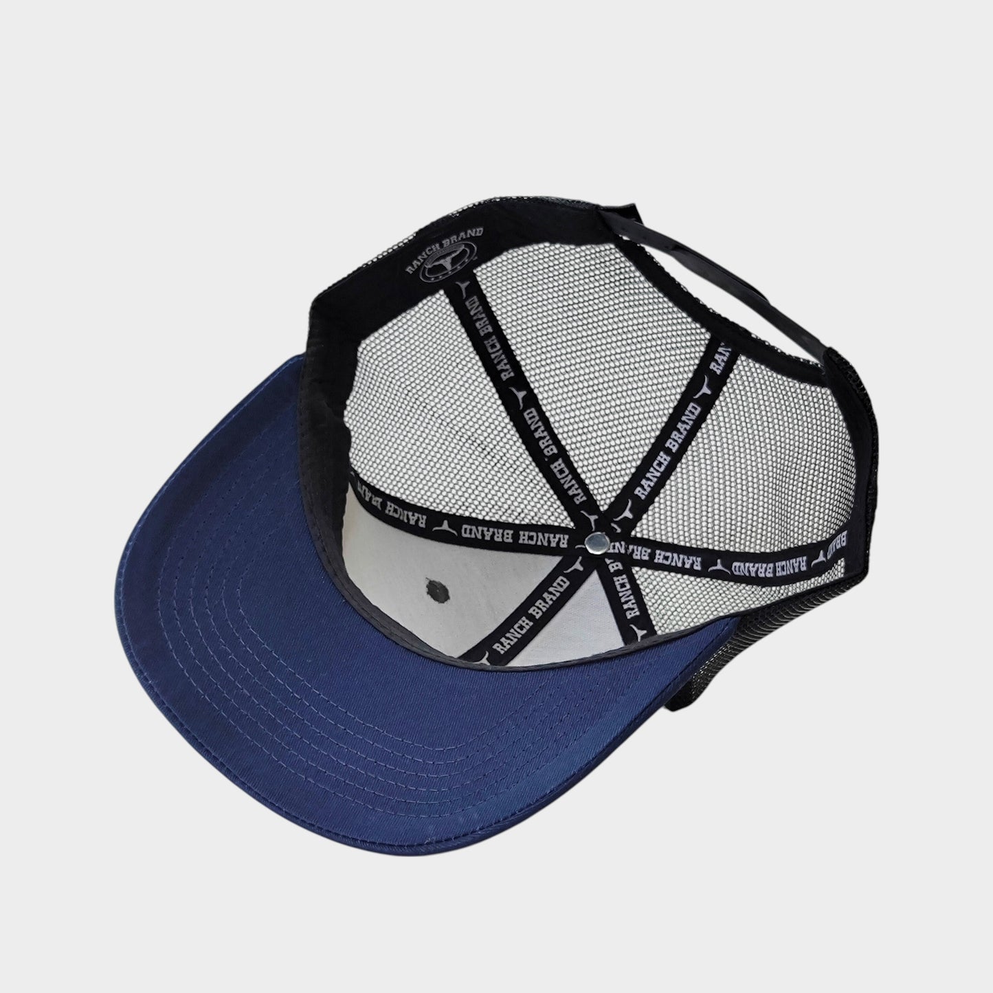 Patch Ranch | Gray & Blue Mesh | Original Western