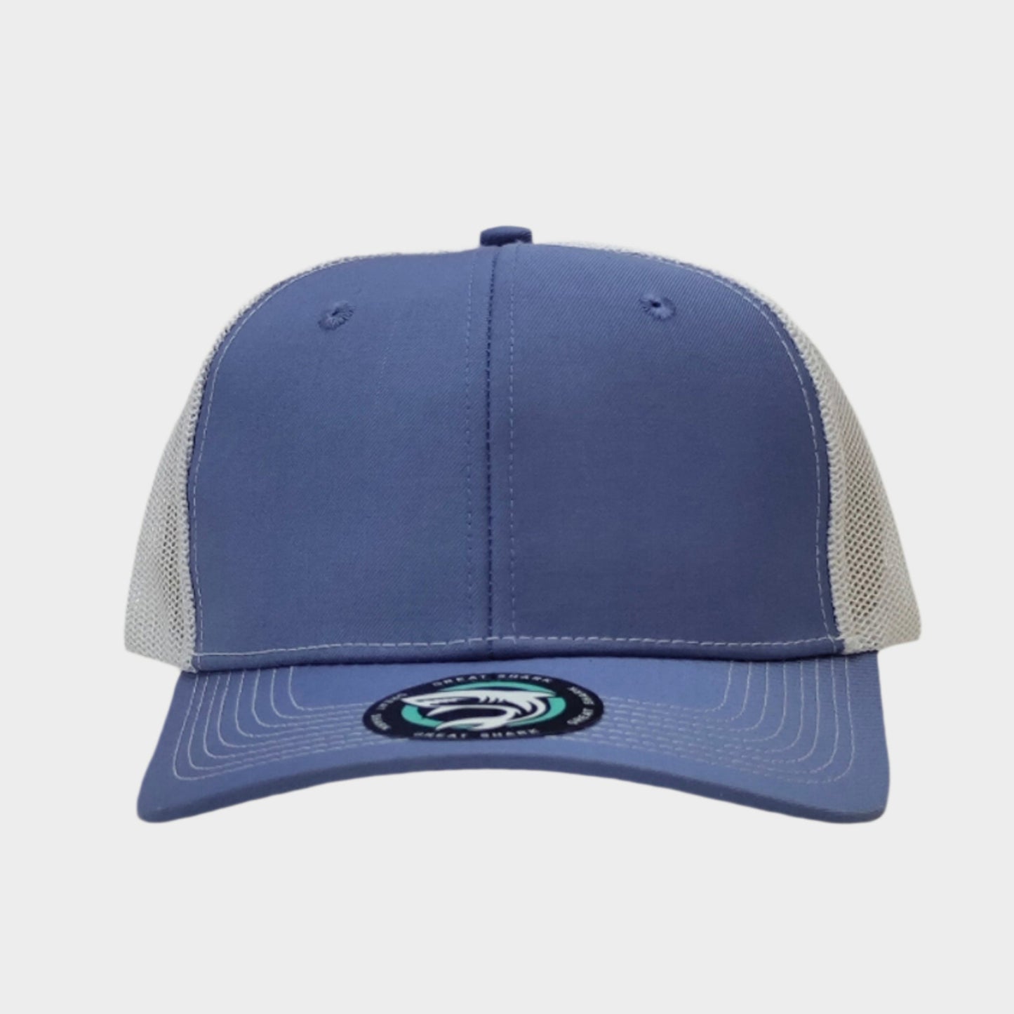 GREAT SHARK - Minimalist Trucker Cap - Light/Dark Blue