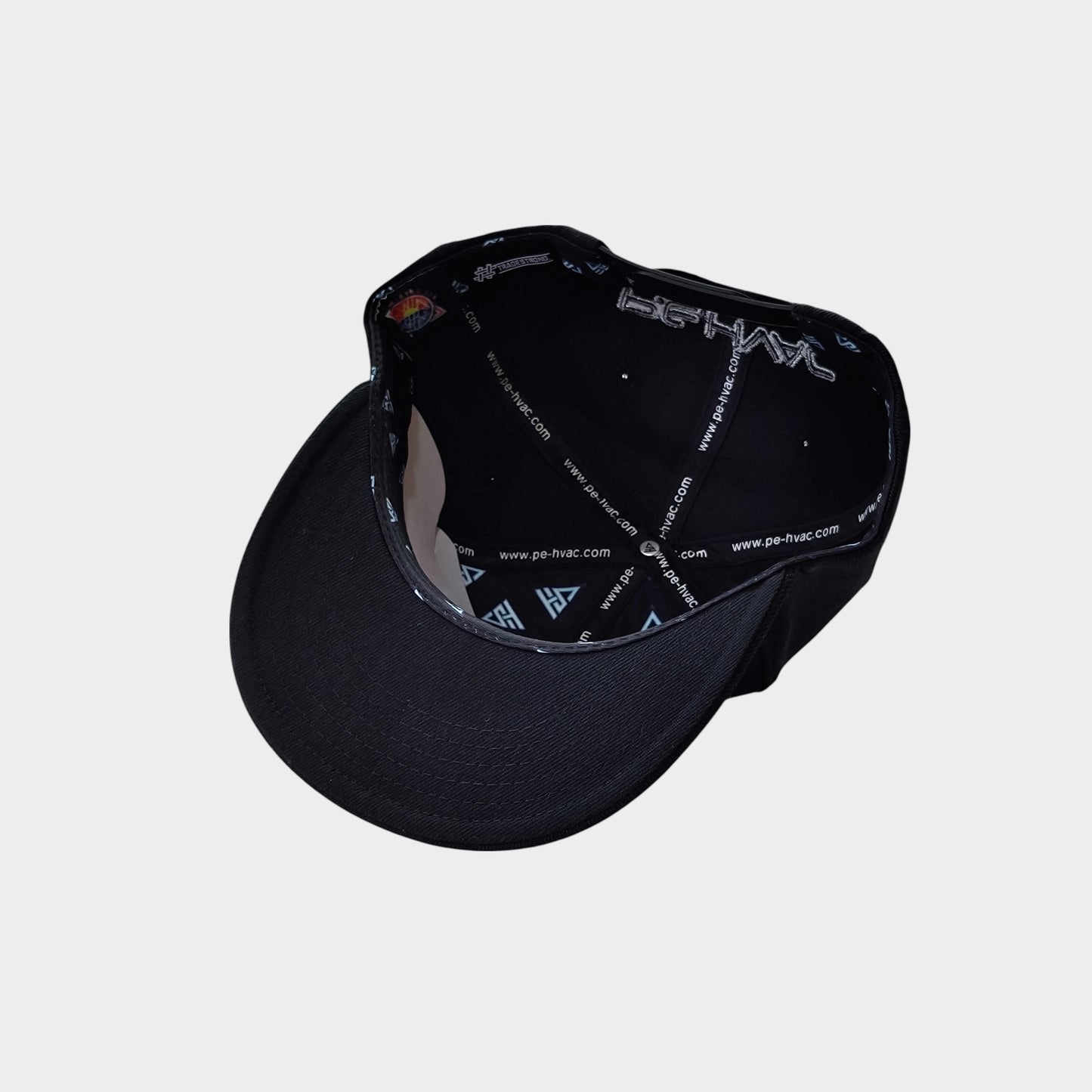 PE-HVAC Black Snapback