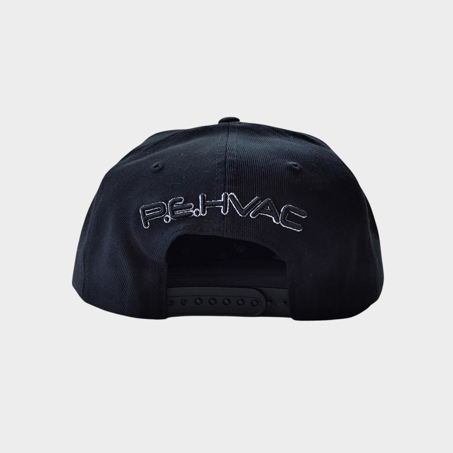 PE-HVAC Black Snapback