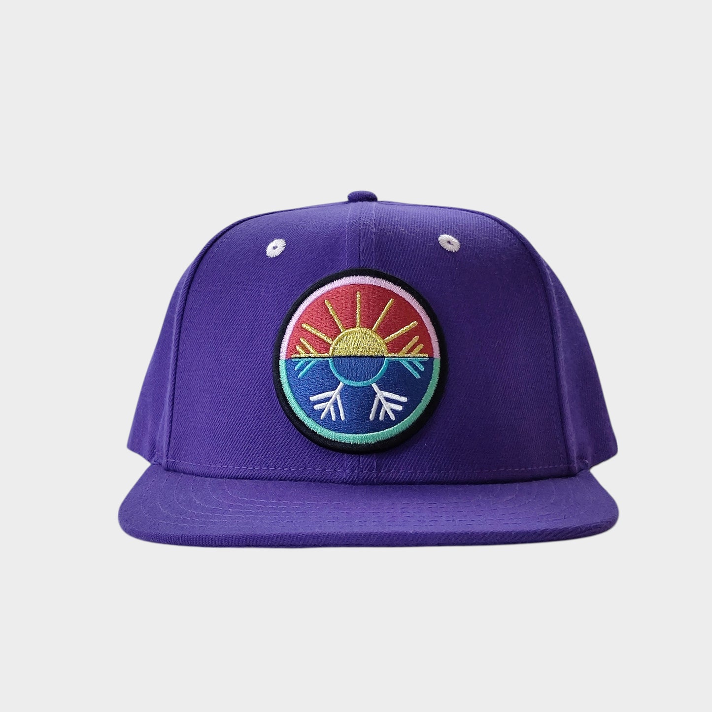 PE-HVAC Purple Snapback