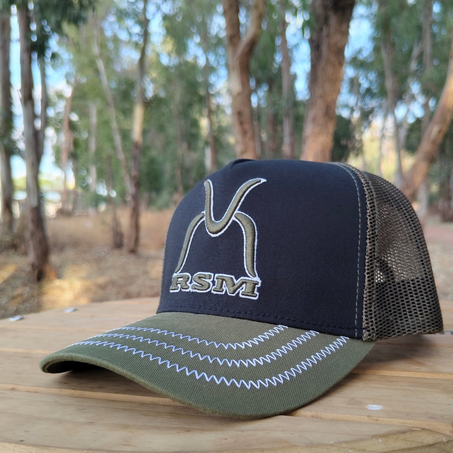 Collab x Rancho San Marco “RSM” Cap - Olive Green