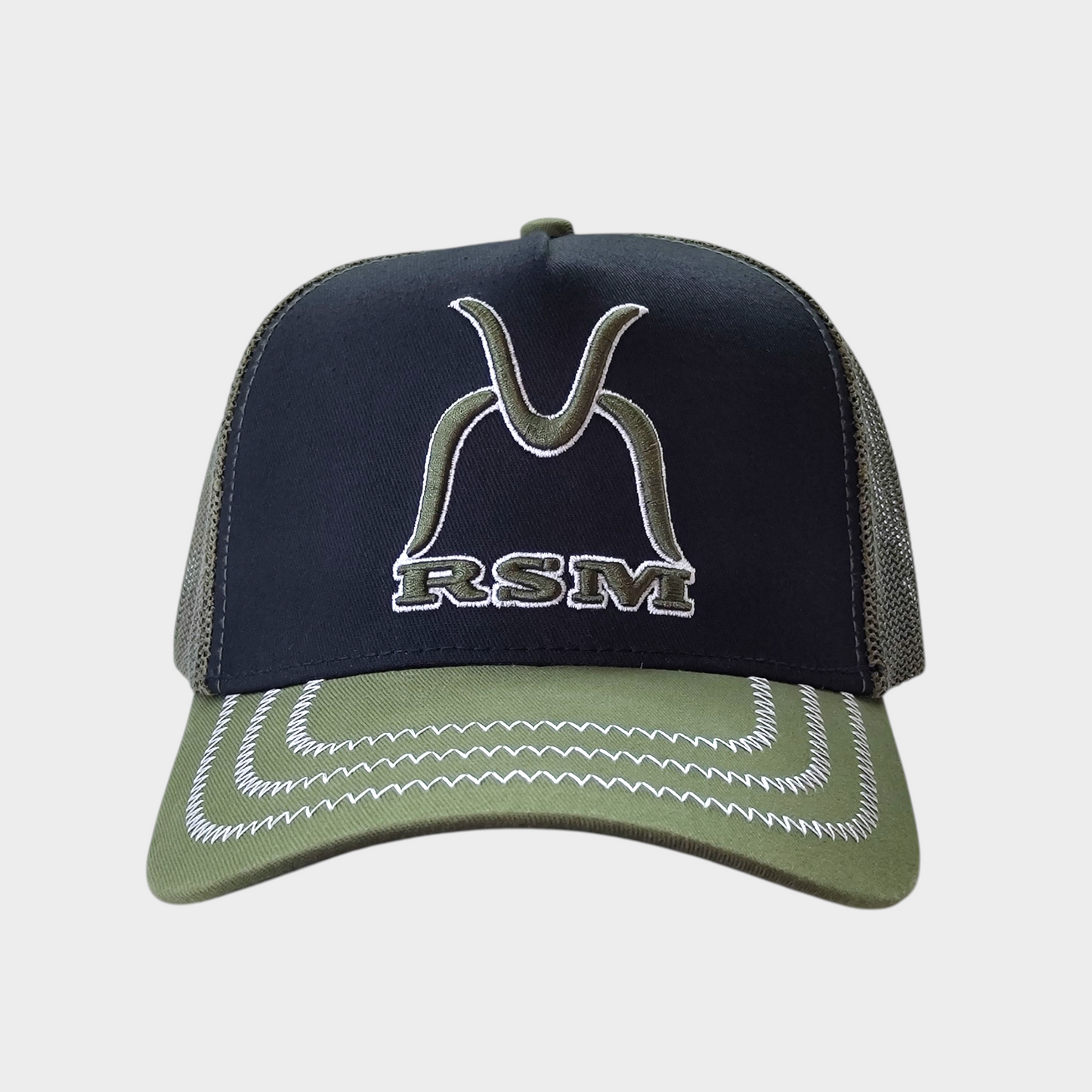 Collab x Rancho San Marco “RSM” Cap - Olive Green