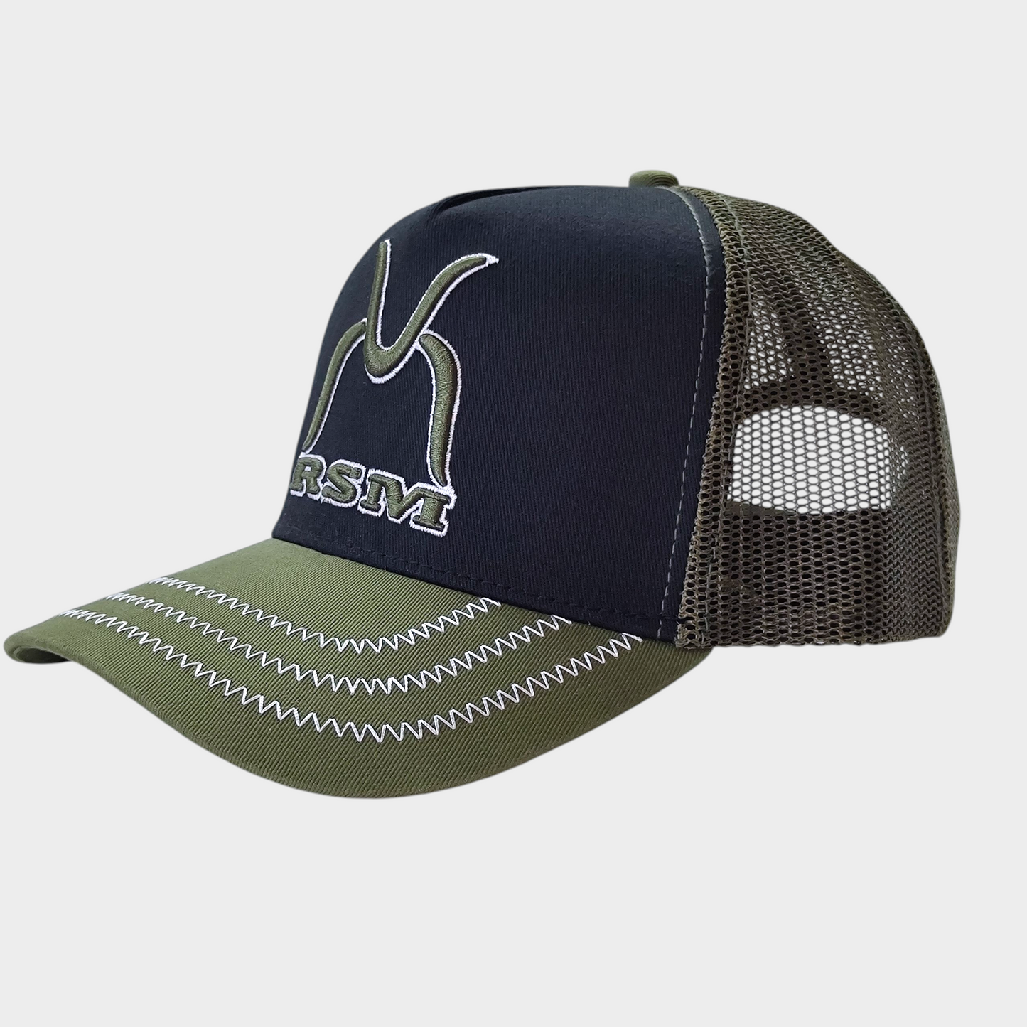 Collab x Rancho San Marco “RSM” Cap - Olive Green