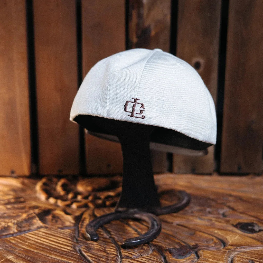 Fitted Hat - Cream / Brown – Lost Calf SIZE 7
