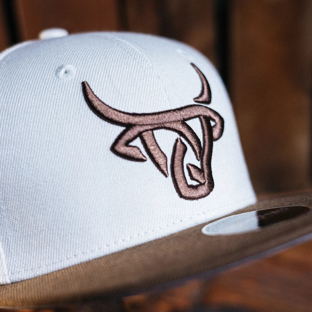 Fitted Hat - Cream / Brown – Lost Calf SIZE 7
