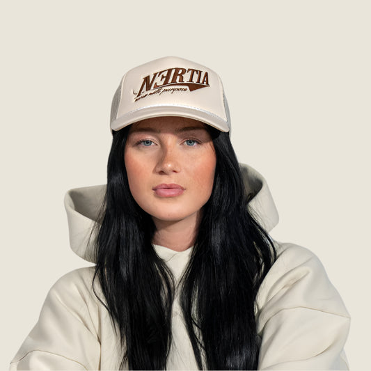 NERTIA - Move With Purpose™ Trucker Hat - Crème