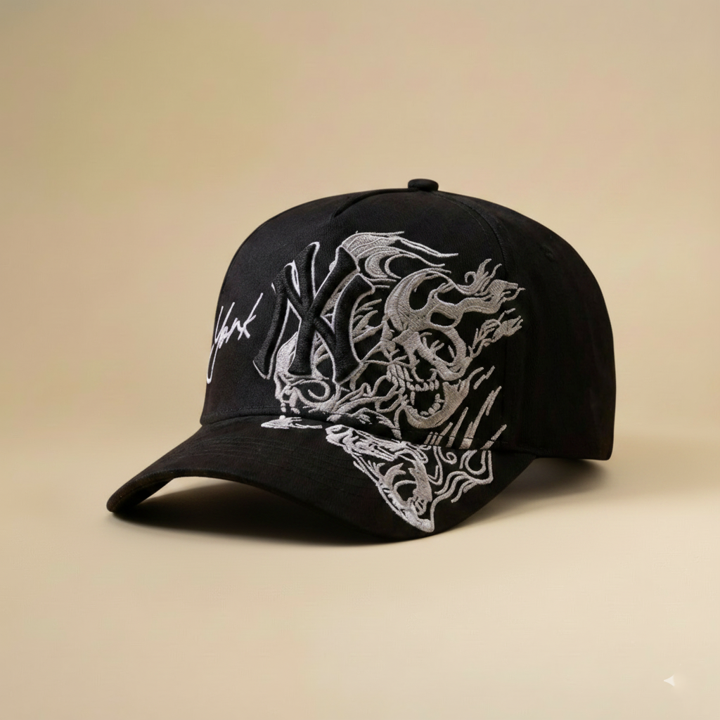 Dandy Hats Ny Skeleton Yankees Negra