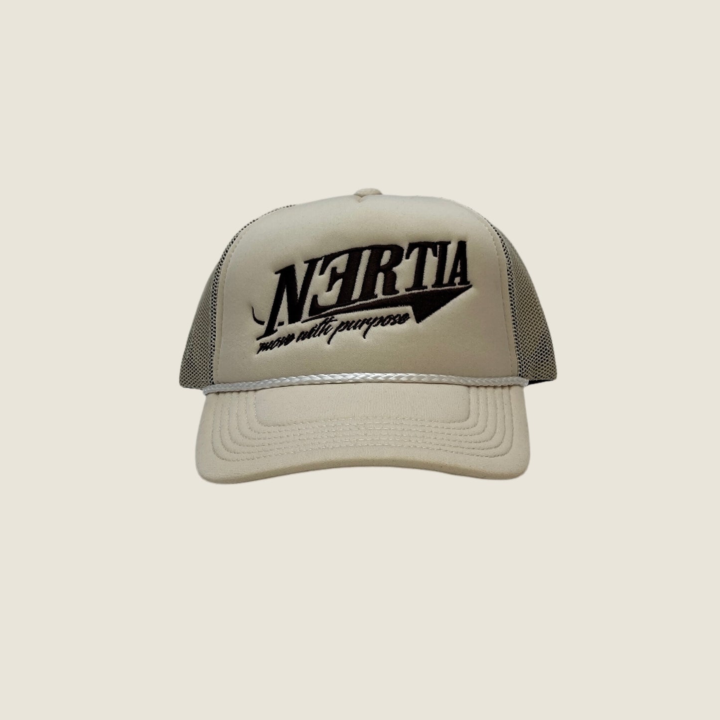NERTIA - Move With Purpose™ Trucker Hat - Crème