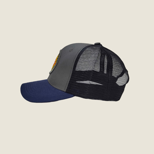 Patch Ranch | Gray & Blue Mesh | Original Western