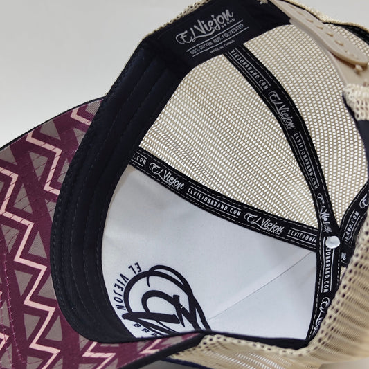 Nativo Black/Blue/Cream AVC hat / gorra