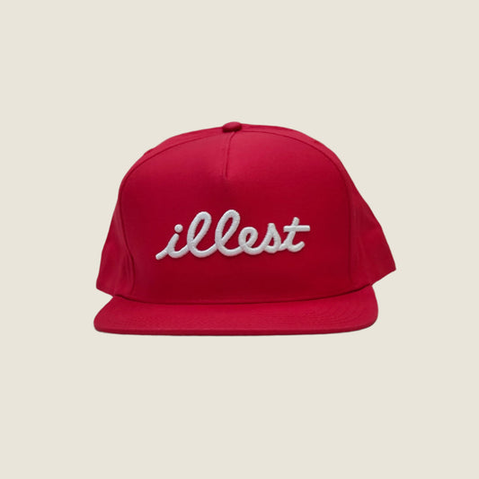 Red Illest JDM Japanese Snapback Hat