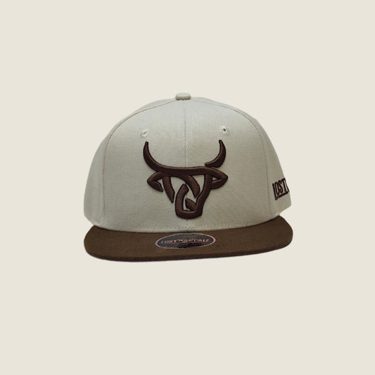 Fitted Hat - Cream / Brown – Lost Calf SIZE 7