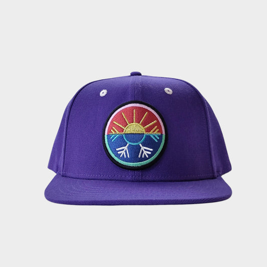PE-HVAC Purple Snapback