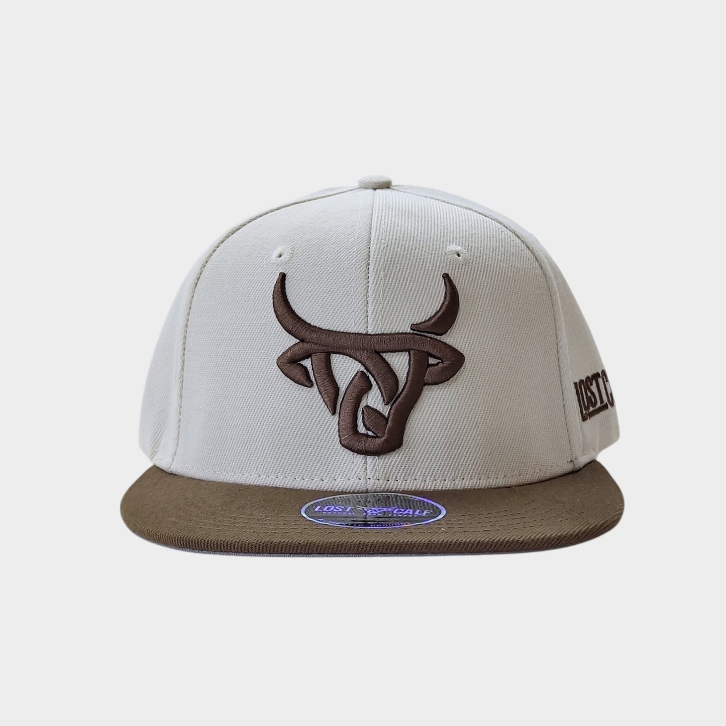 Fitted Hat - Cream / Brown – Lost Calf SIZE 7