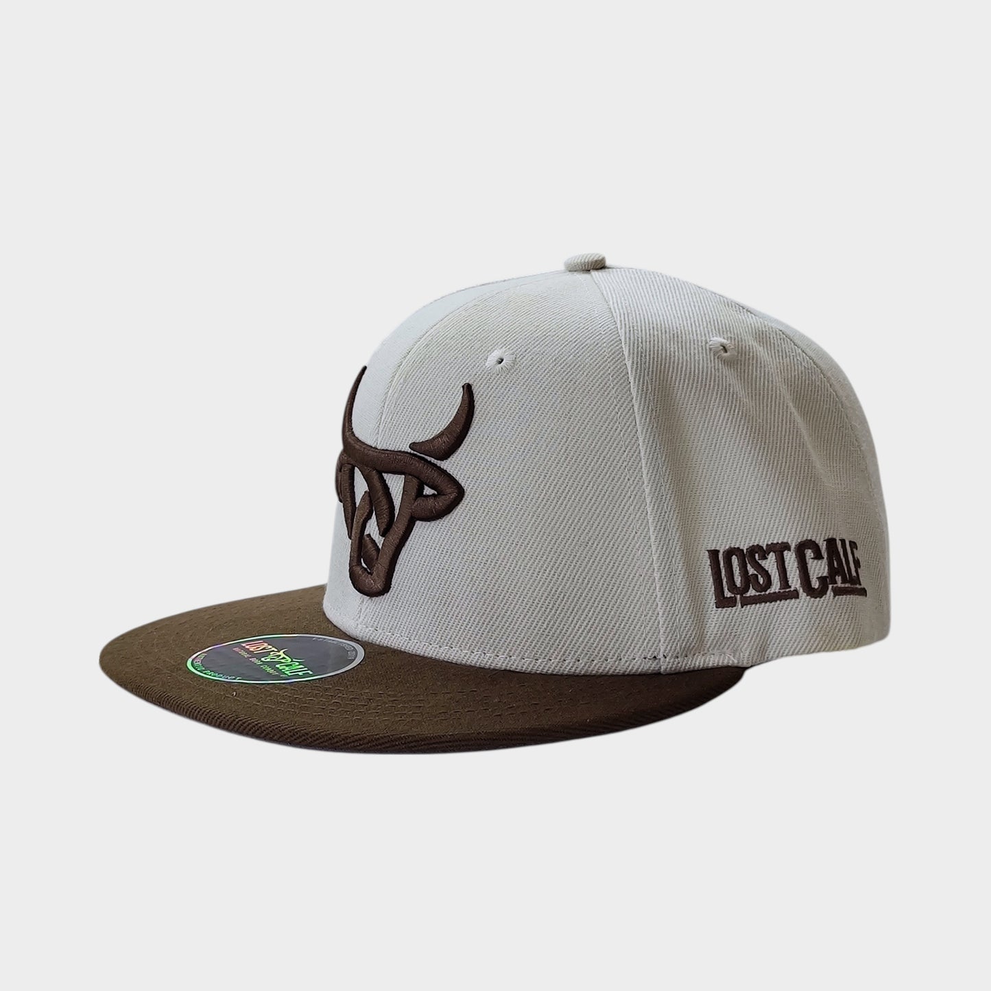 Fitted Hat - Cream / Brown – Lost Calf SIZE 7