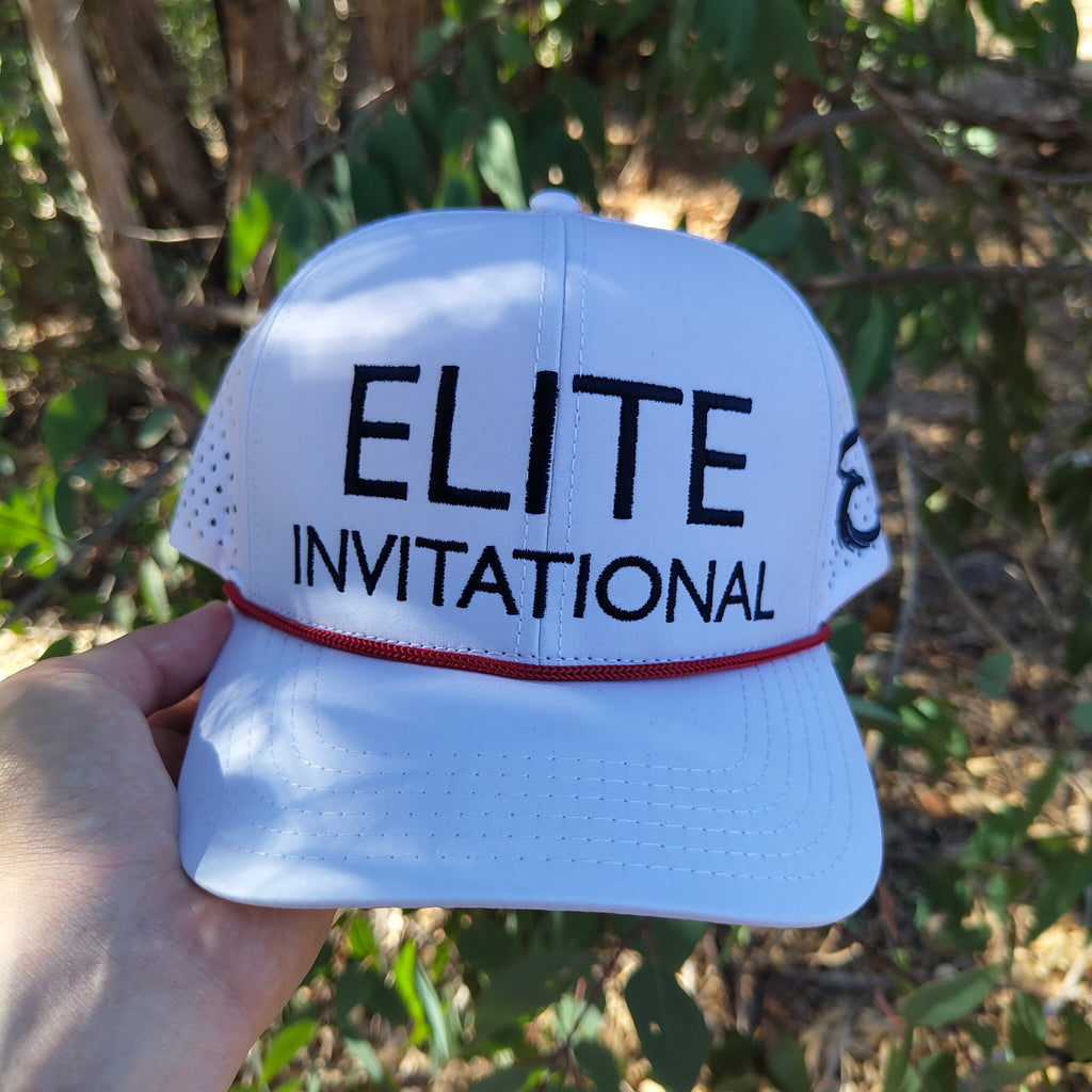 ELITE GOLFING HAT - Blue / WHITE WATERPROOF