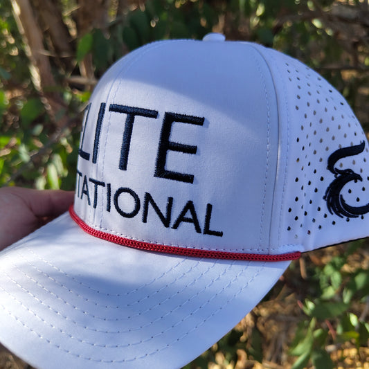 ELITE GOLFING HAT - Blue / WHITE WATERPROOF