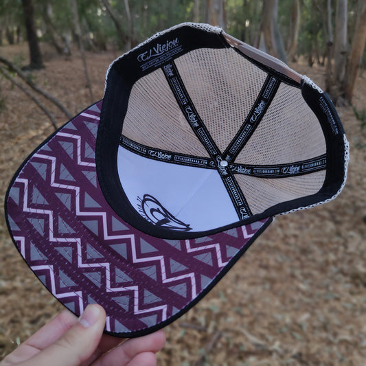 Nativo Black/Blue/Cream AVC hat / gorra