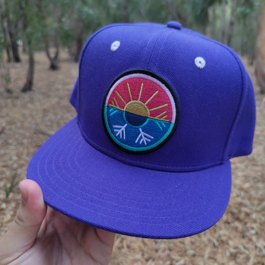 PE-HVAC Purple Snapback