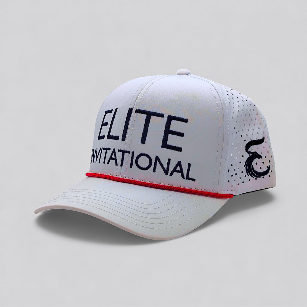 ELITE GOLFING HAT - Blue / WHITE WATERPROOF