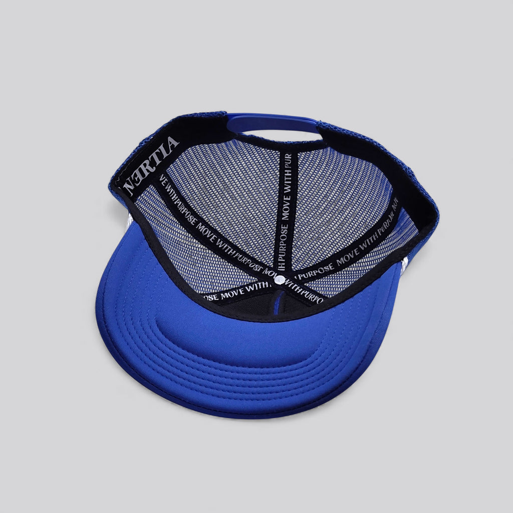 NERTIA - Move With Purpose™ Trucker Hat - Royal Blue