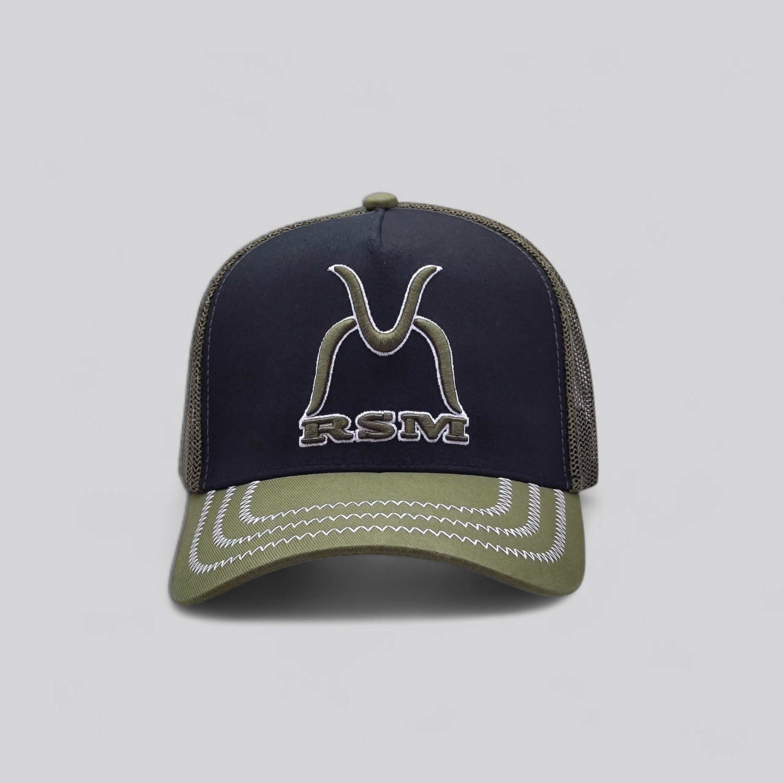 Collab x Rancho San Marco “RSM” Cap - Olive Green