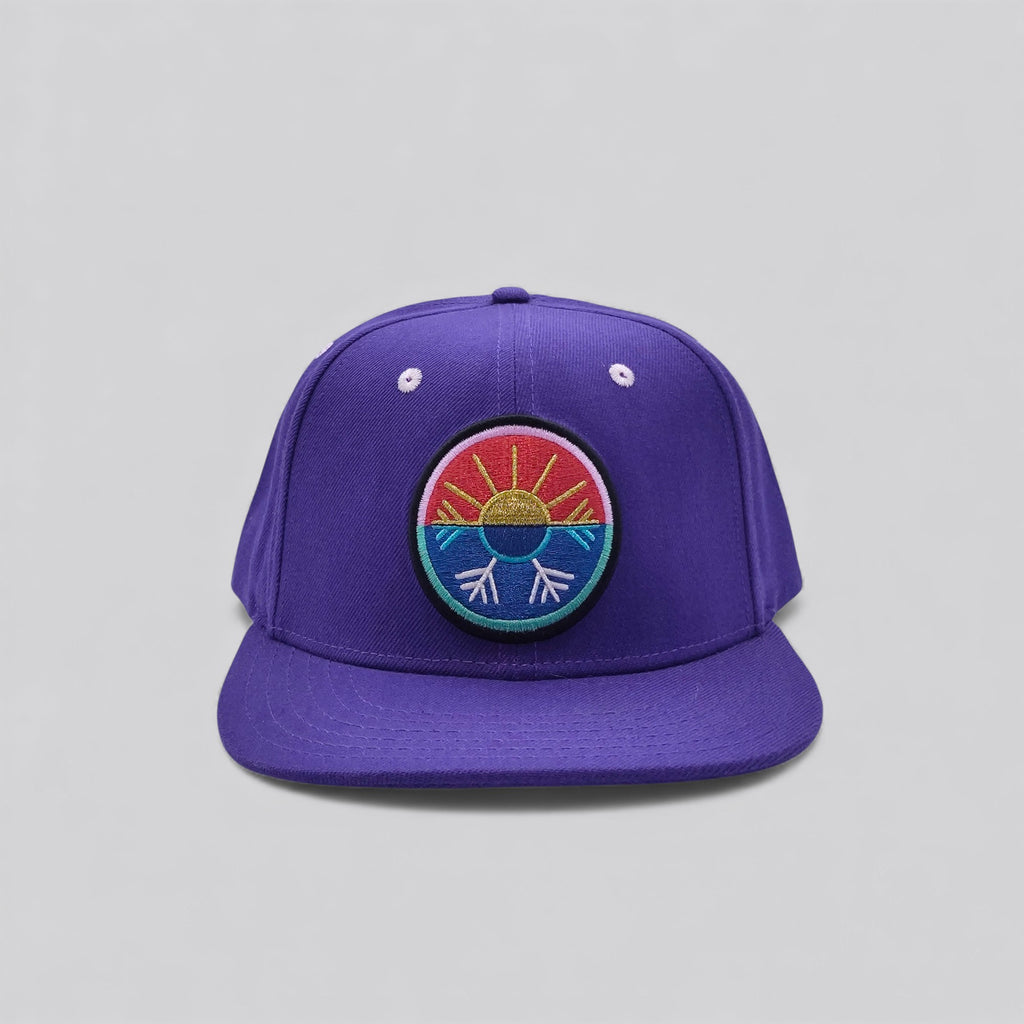 PE-HVAC Purple Snapback
