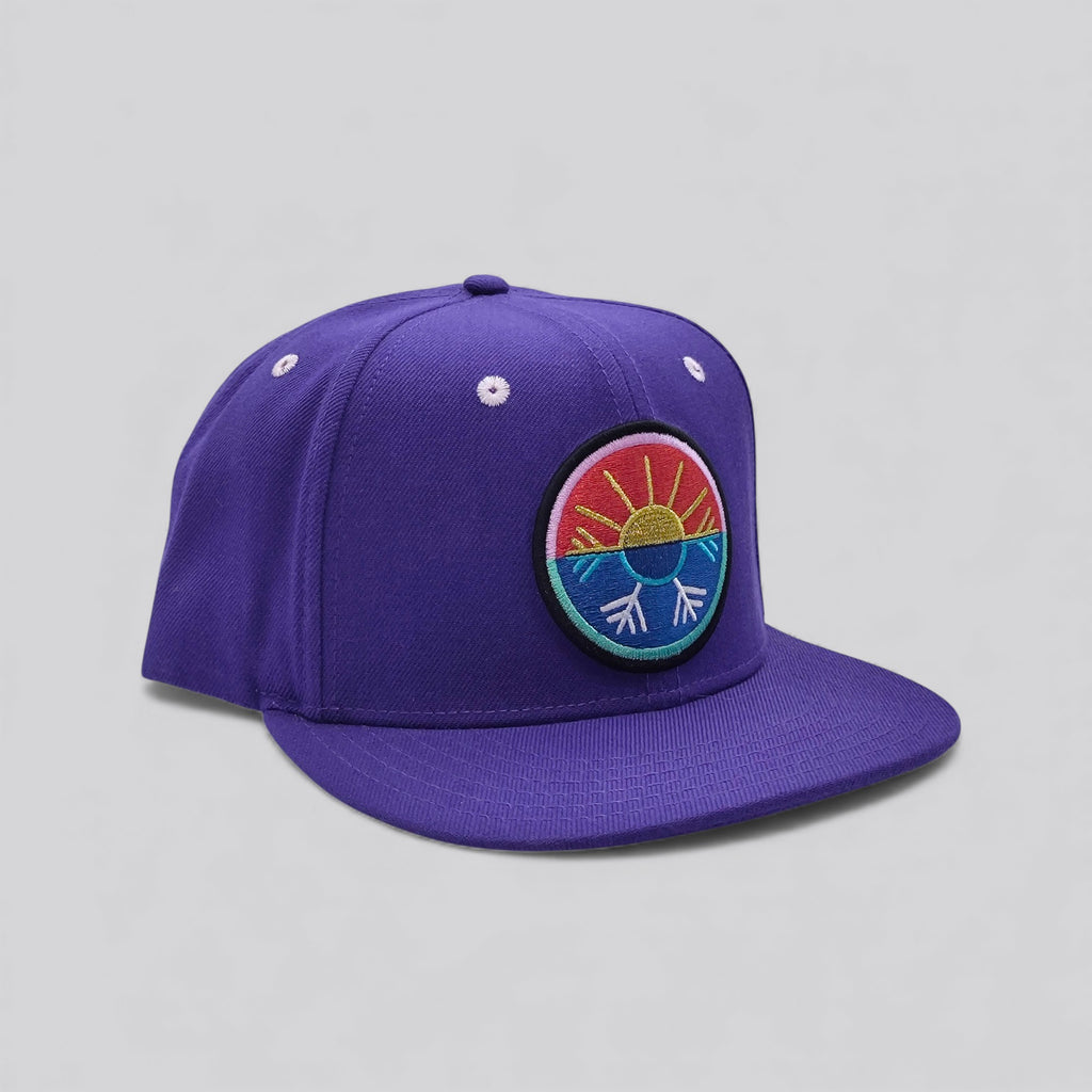 PE-HVAC Purple Snapback