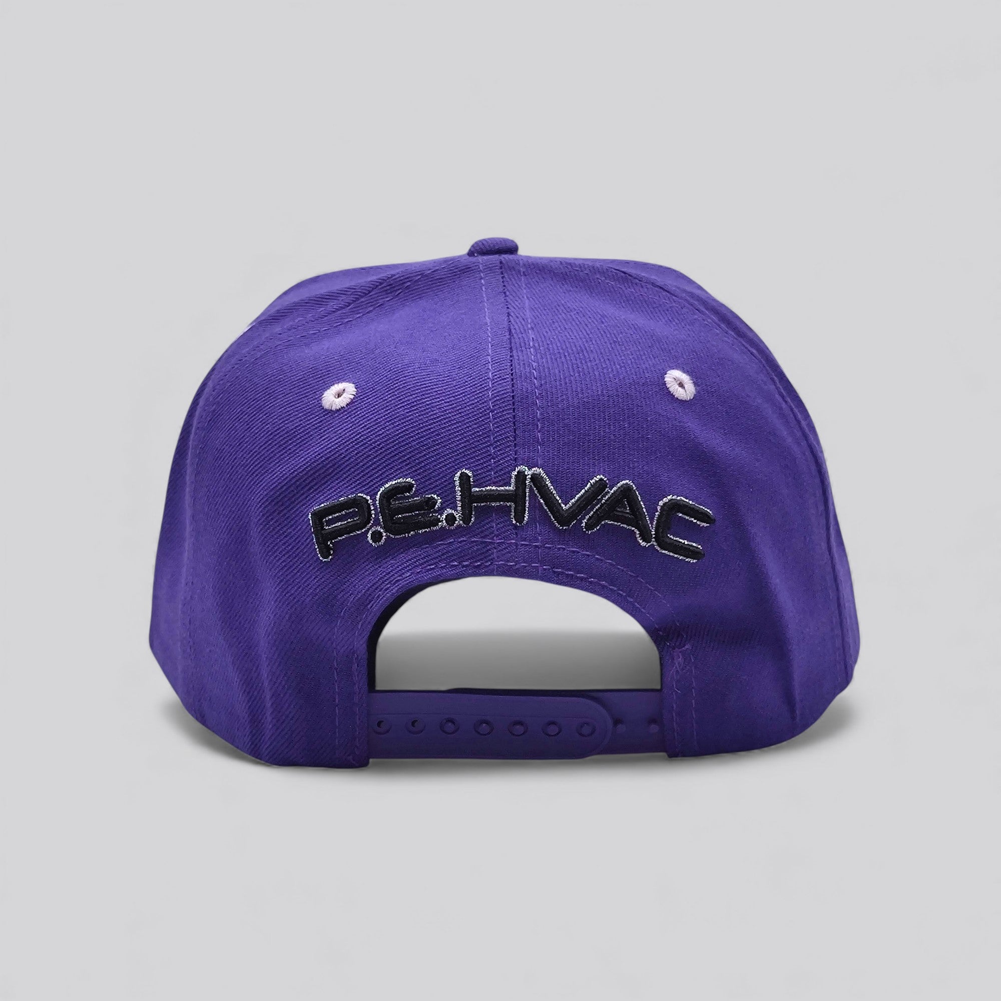 PE-HVAC Purple Snapback