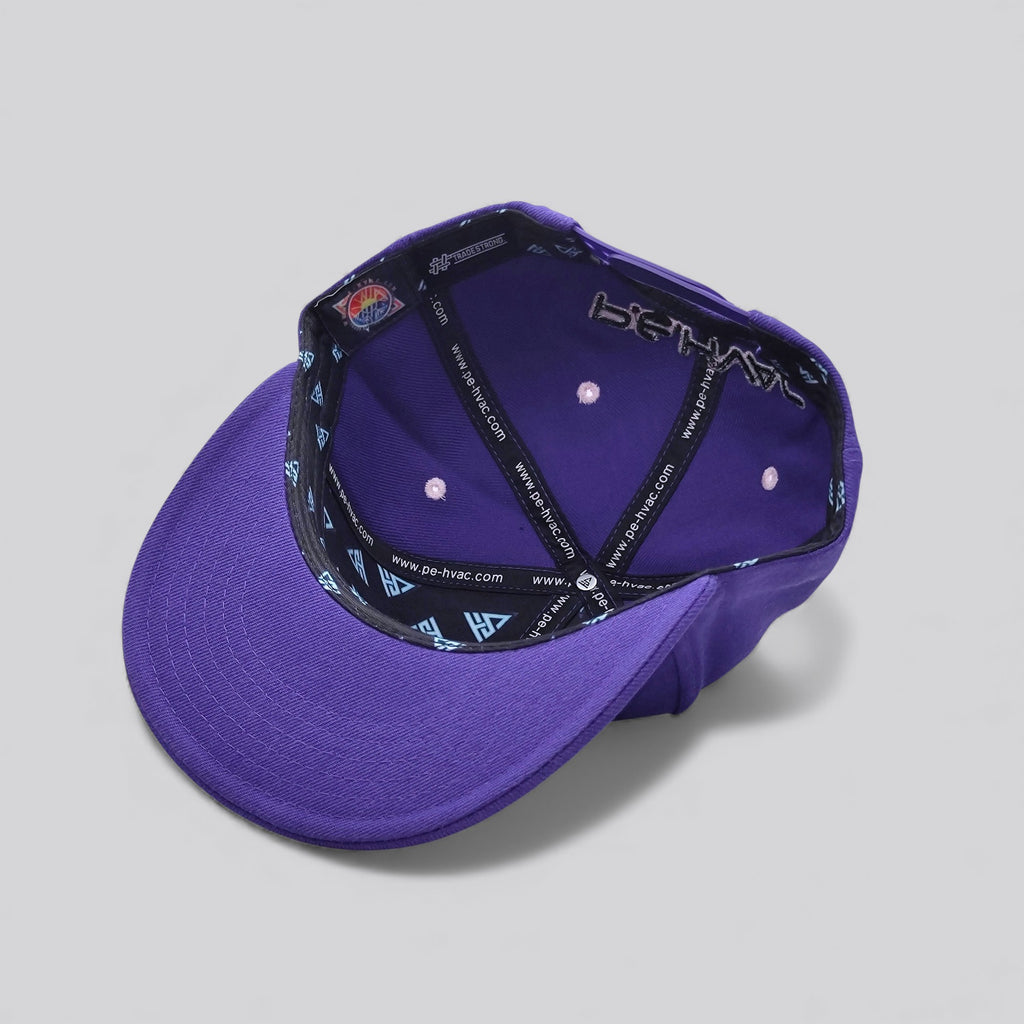 PE-HVAC Purple Snapback