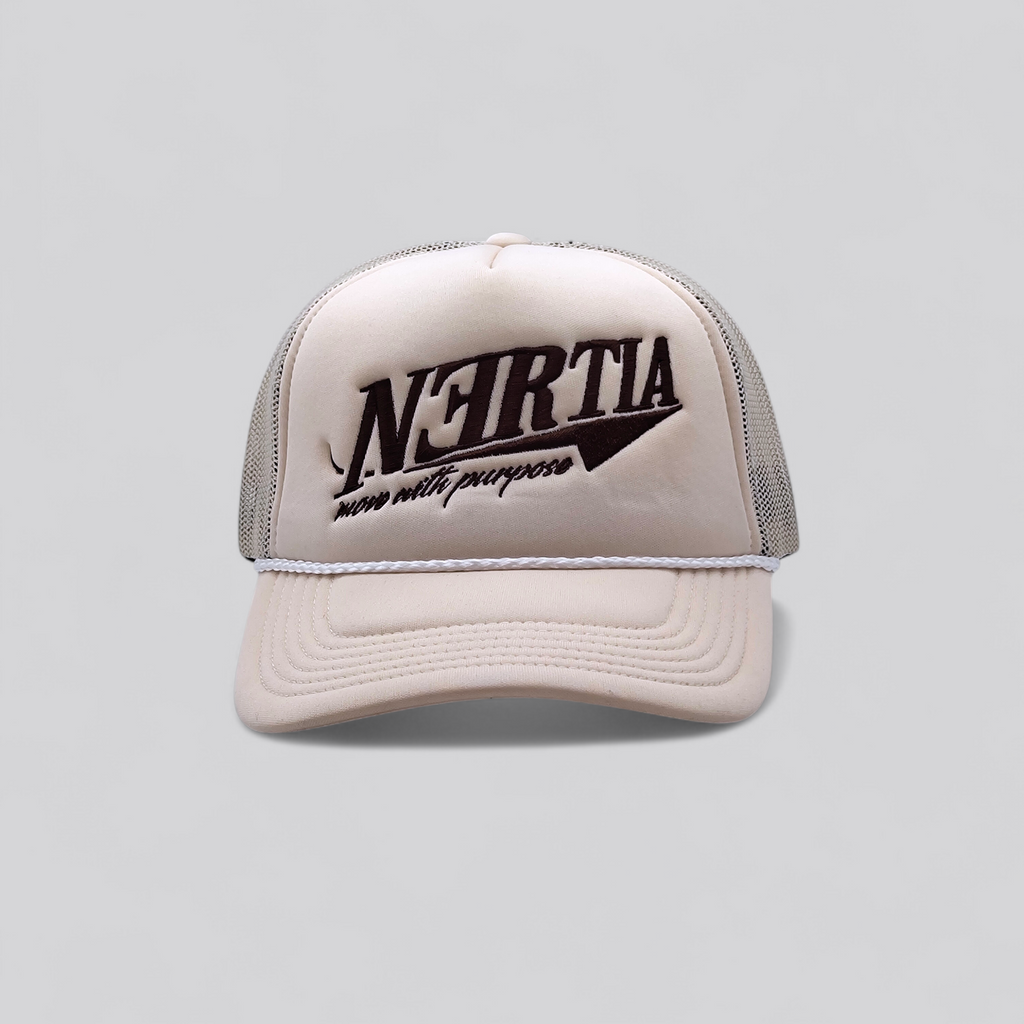 NERTIA - Move With Purpose™ Trucker Hat - Crème