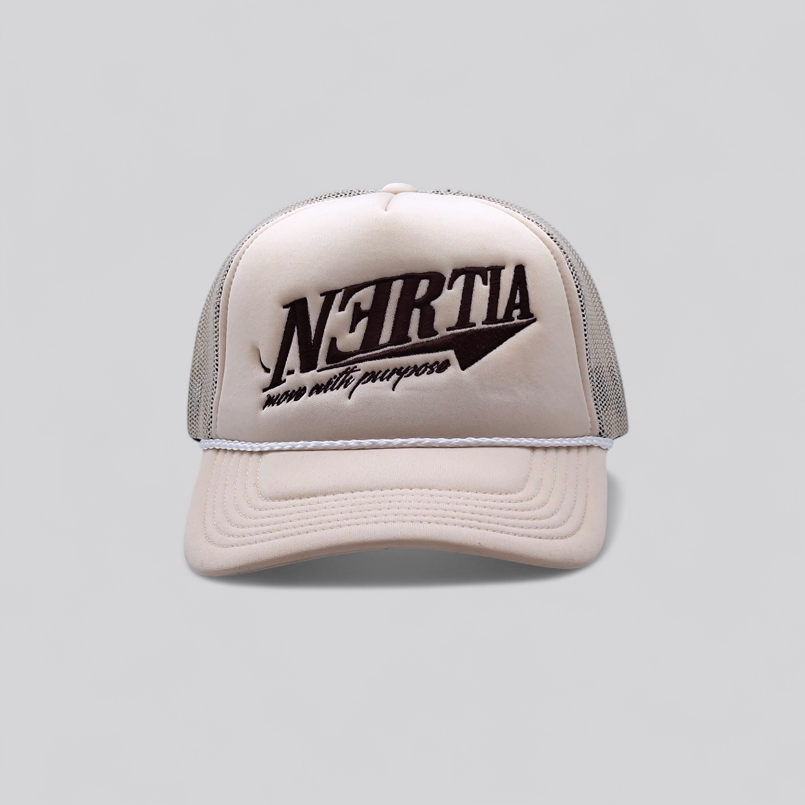 NERTIA - Move With Purpose™ Trucker Hat - Crème