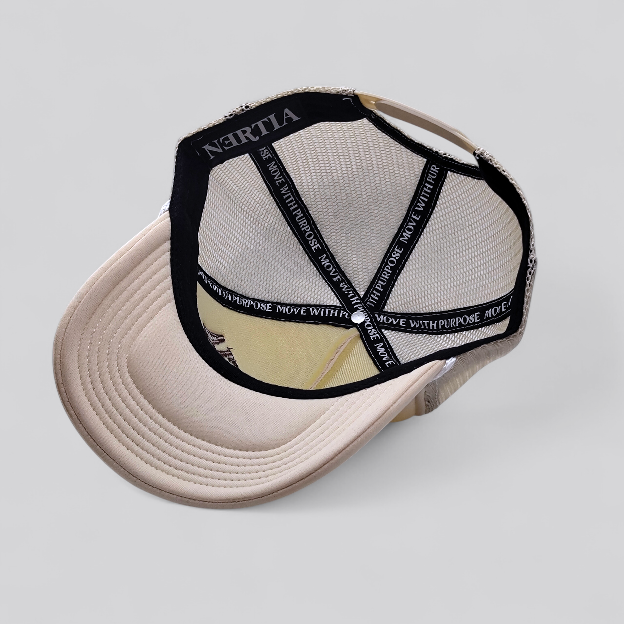 NERTIA - Move With Purpose™ Trucker Hat - Crème