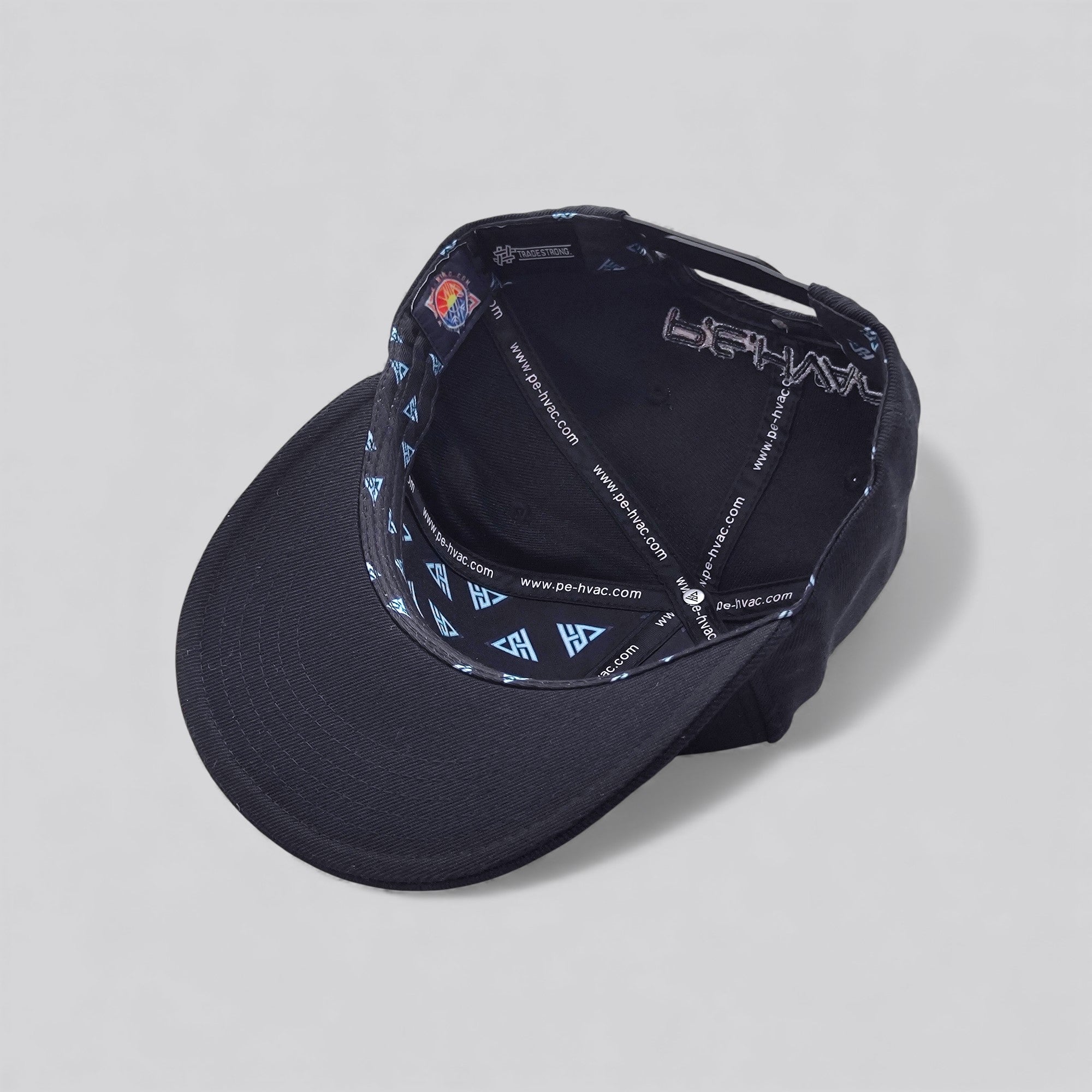 PE-HVAC Black Snapback