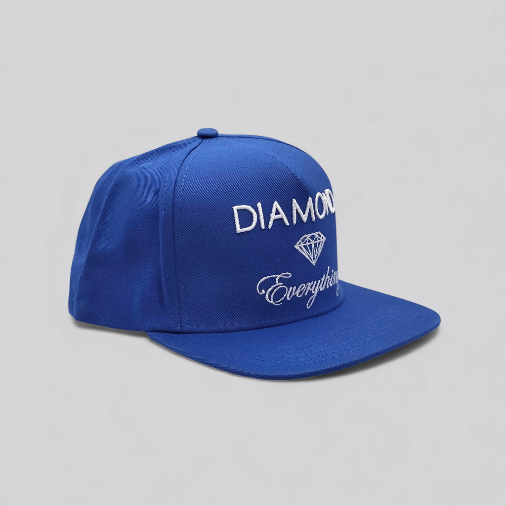 DIAMOND EVERYTHING - FLAT BLUE snapback