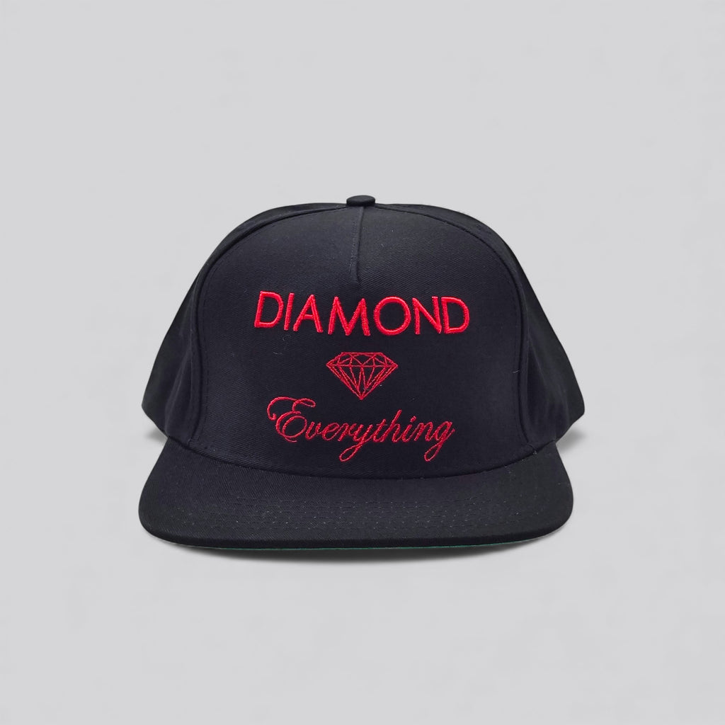 DIAMOND BLACK-RED SNAPBACK