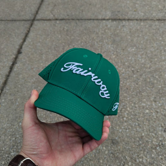 Green - Signature Script - Half Vent Snapback