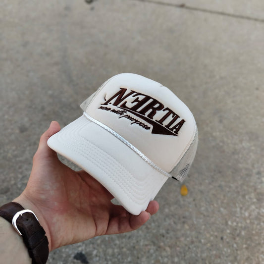 NERTIA - Move With Purpose™ Trucker Hat - Crème