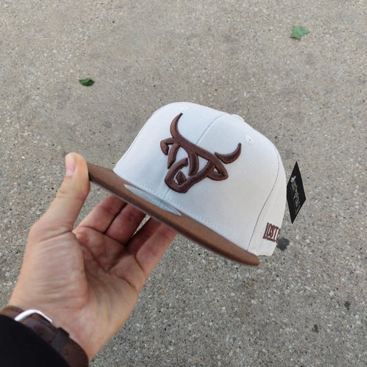 Fitted Hat - Cream / Brown – Lost Calf SIZE 7
