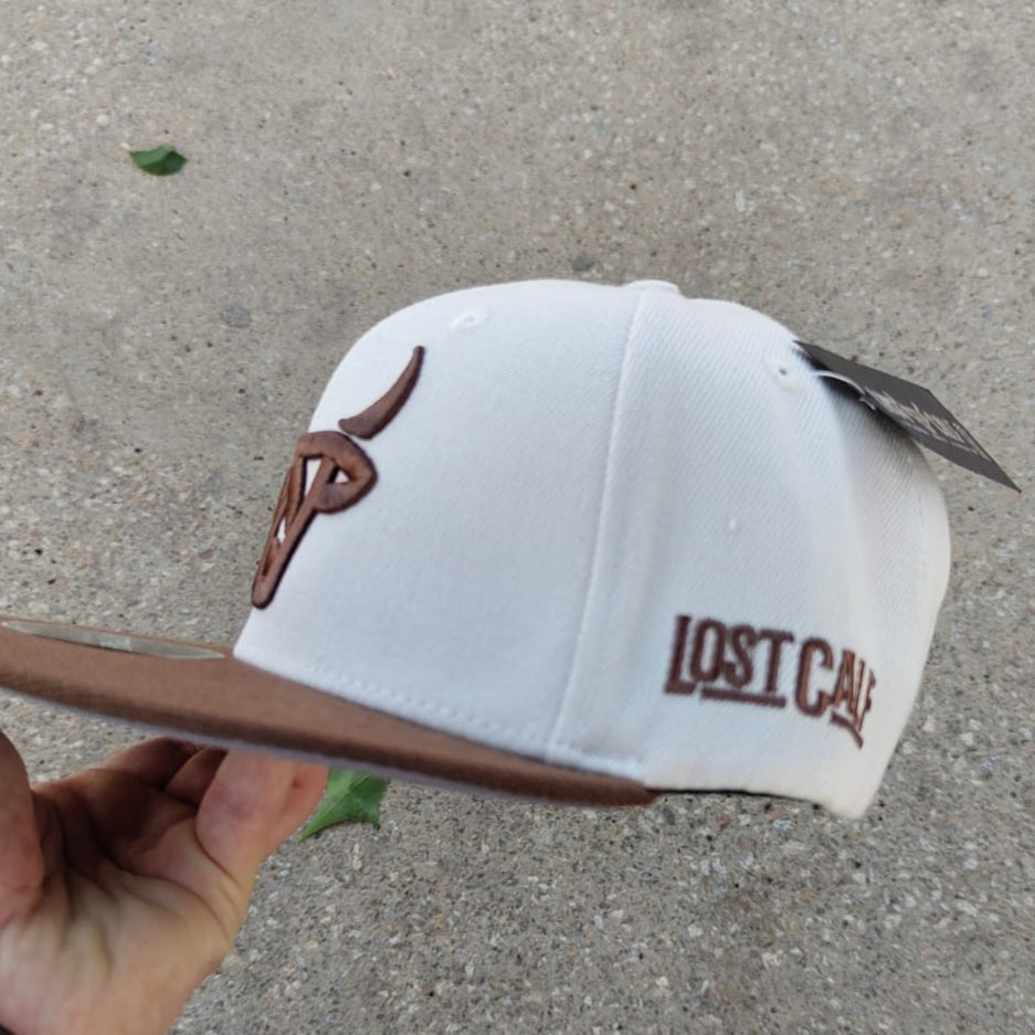 Fitted Hat - Cream / Brown – Lost Calf SIZE 7