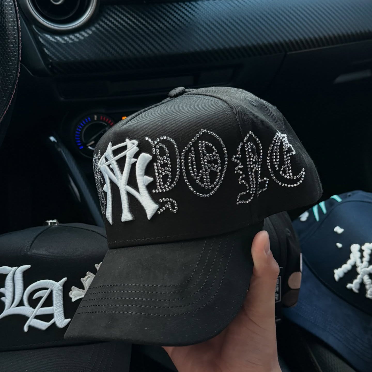 31 HATS BLACK NEW YORK DIAMONDS SNAPBACK