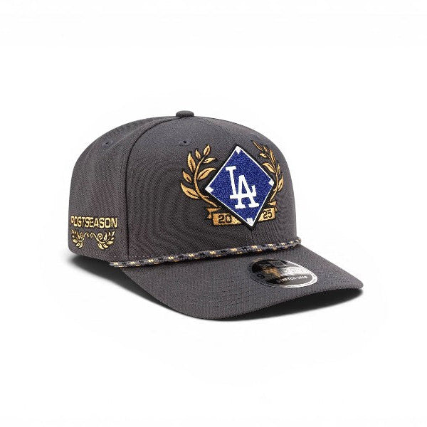 New Era Charcoal Los Angeles Dodgers 2025 National League