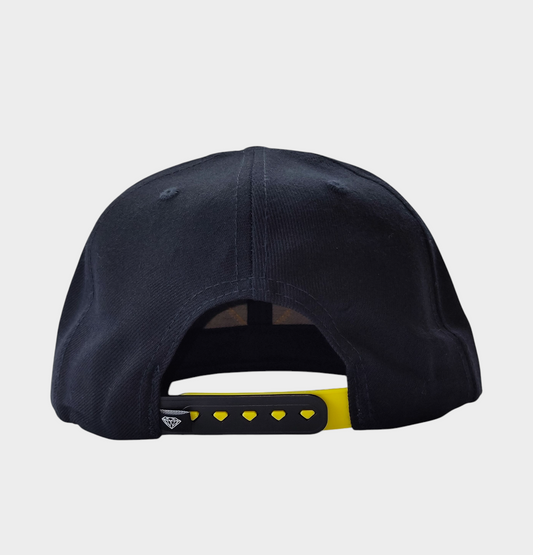 FLAT Black snapback - DIAMOND EVERYTHING